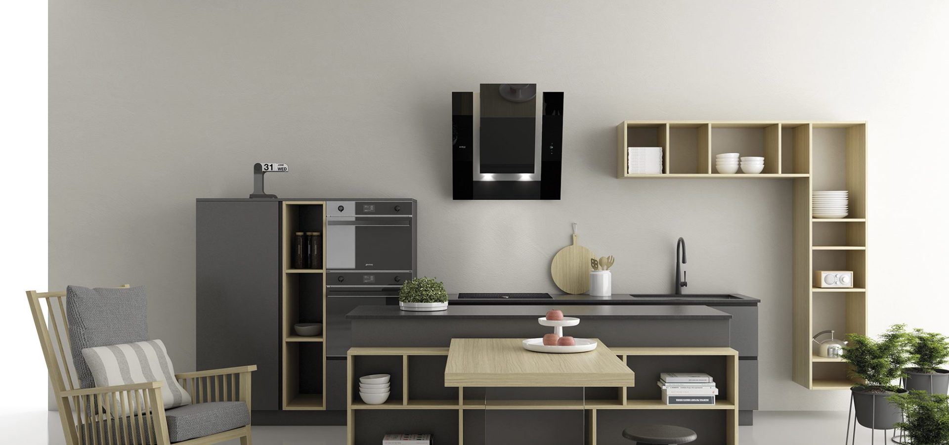 Come arredare un open space con cucina?